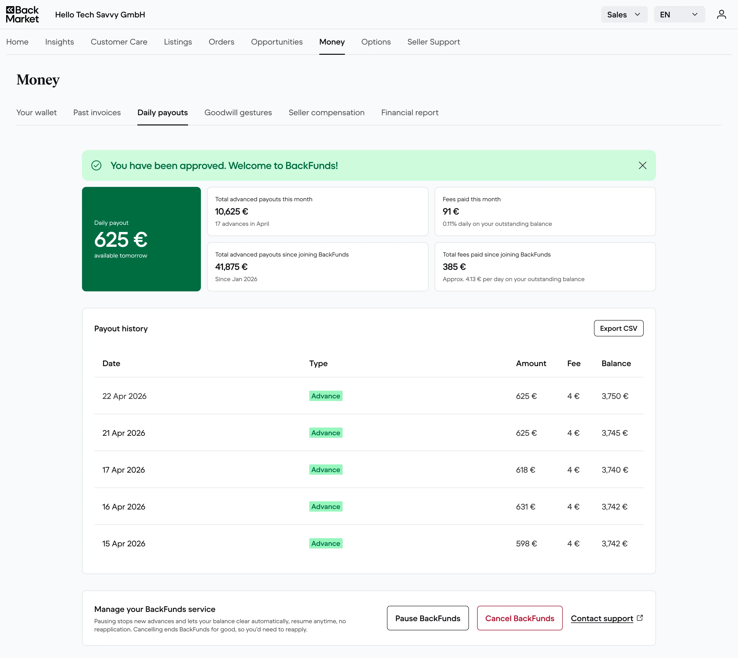 Servicing, hosted natively